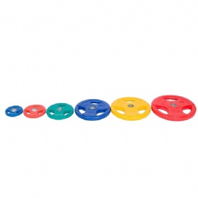 ZF904-A Colorful Rubber Coated Olympic Plate